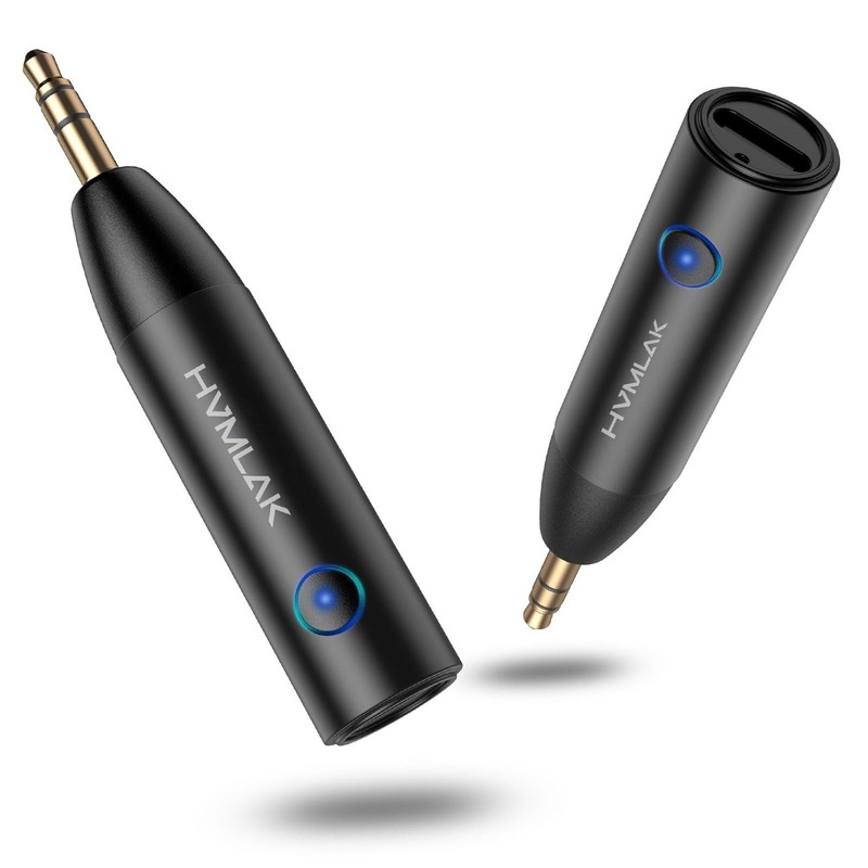 Bluetooth 5.4 Car Aux Adapter with Enhanced Microphone, 3.5mm Jack for Car Ho…