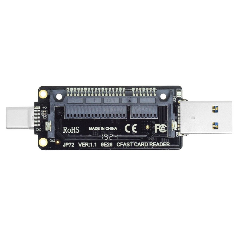 CABLECY CFast Card Reader USB-C USB3.0 for Desktop Laptop Type-C to CFast 2.0 gallery