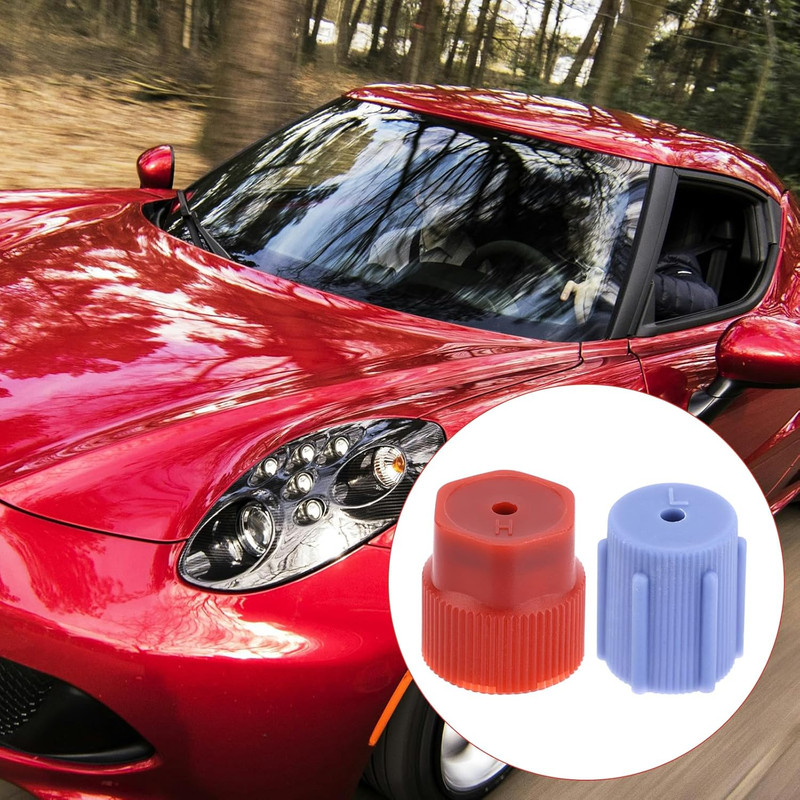 10Pcs Ac Charging Port Caps, 13Mm & 16Mm AC System Service Valve Cap Leak-Proof gallery