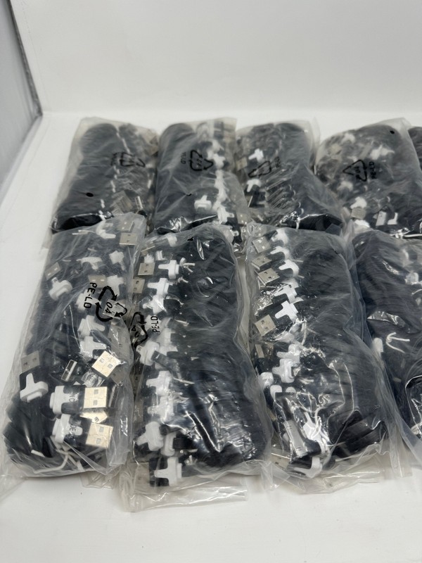 240X 3Ft Black Flat 30 Pin USB Charger Cable Cord for iPhone 4S iPod 4th Ipad 2 gallery