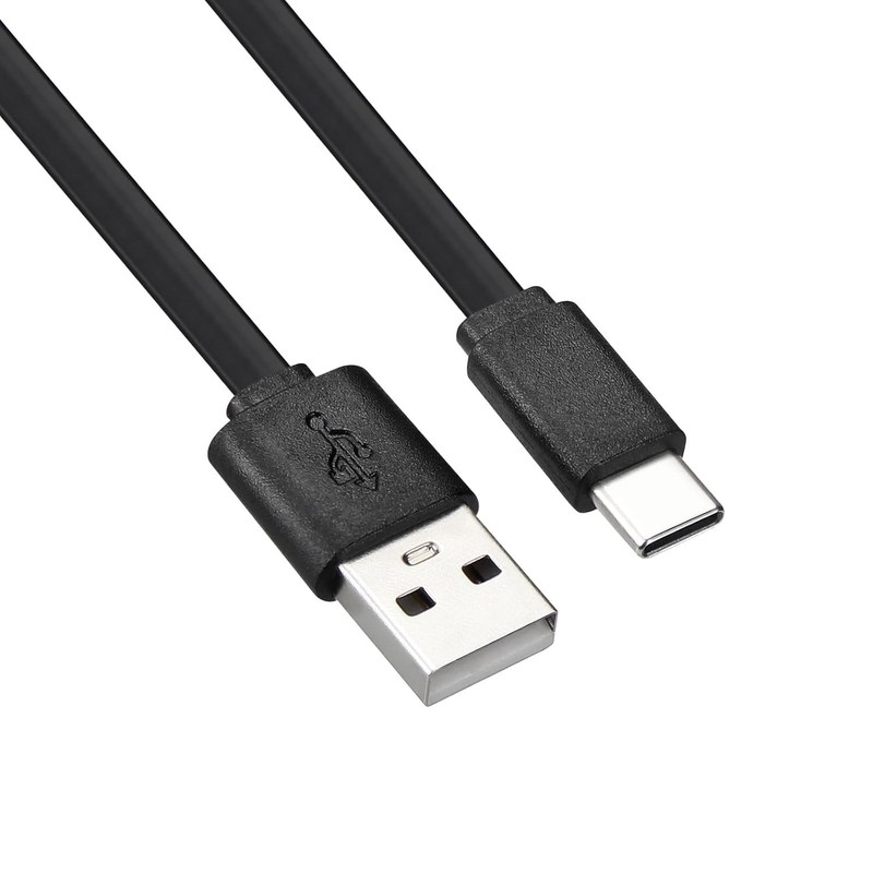 6-Inch Flat USB-C to USB-A Cables - 10 Pack for Android & Samsung Devices gallery