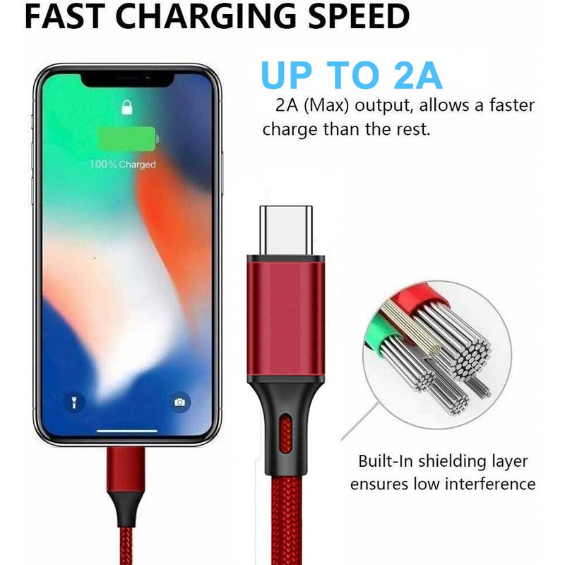 USB Type C Charger Cable Heavy Duty Fast Charging Cord For iPhone 15 Samsung S23 gallery