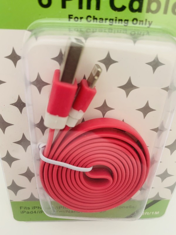 USB 6 Pin Pink 3ft/1M Cable *for Charging Only* (For iPhone and iPad) gallery