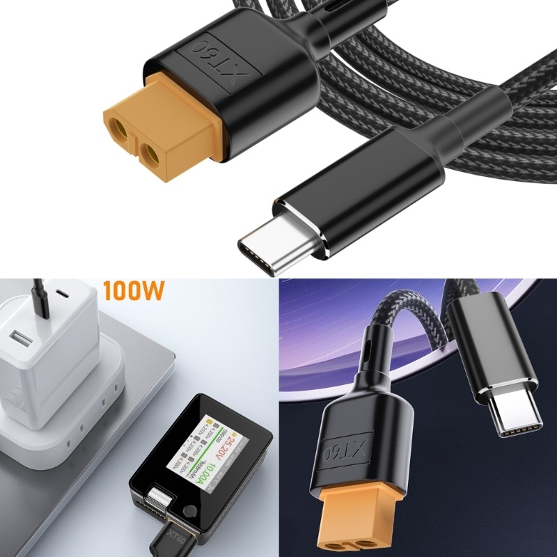 Intelligent Type C to XT60 Charging Cable for M4 Pocket /M7 M6 Chargers gallery