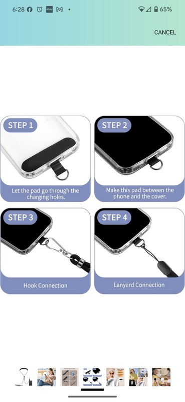100W Fast Charging Neck Massager Cable | 3-Modes Silicone Vibration with USB... gallery