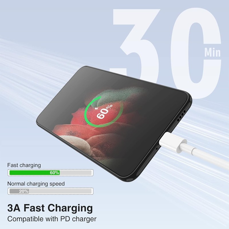 Original OEM Samsung Galaxy S23 S22 S21 Ultra Fast Charging USB-C Charger Cable gallery