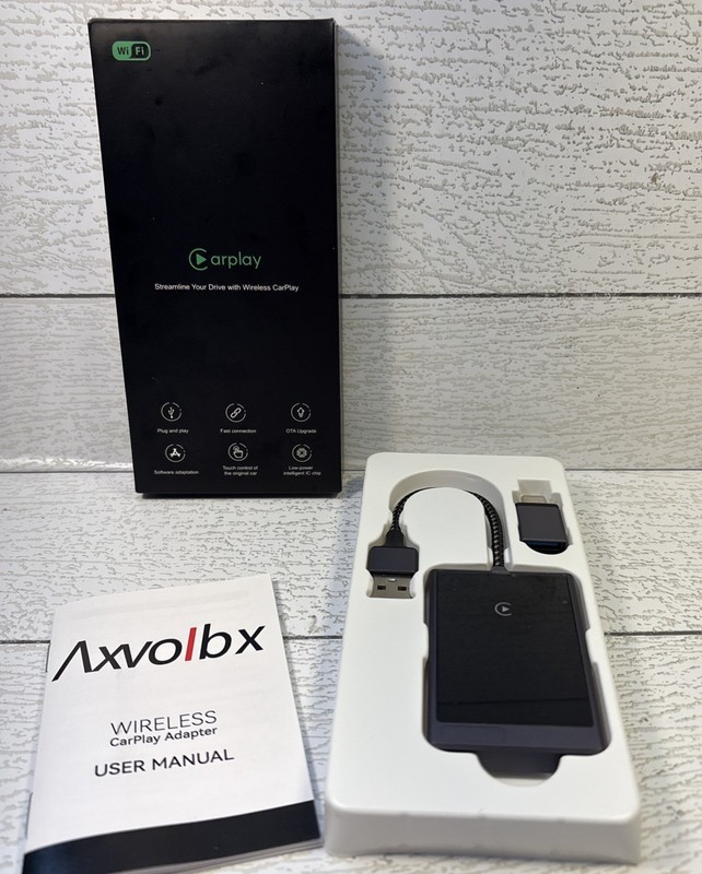 wireless carplay adapter for iphone (2024 Upgraded) Multiuser Seamless Conection