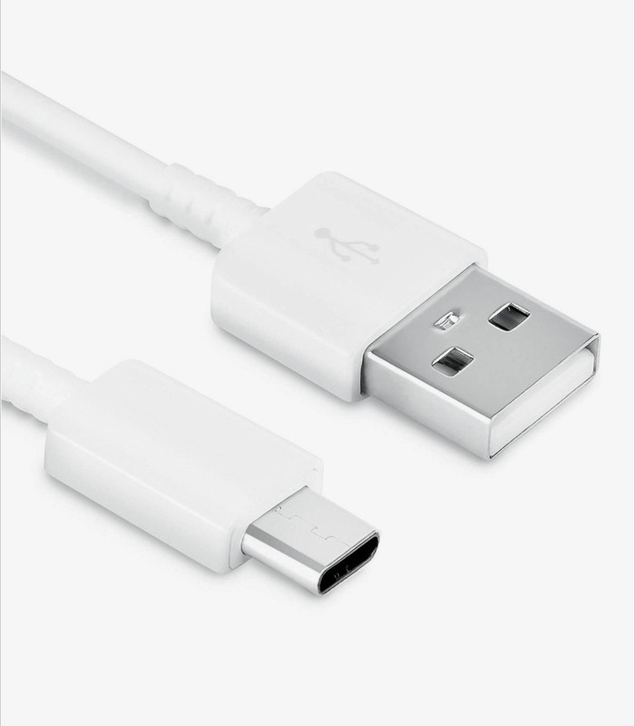 USB-C to USB-A Fast Charge Cable | Genuine OEM | Android | Samsung .. (White)