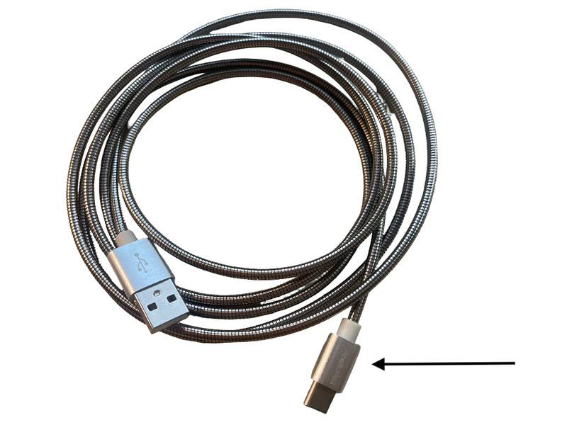3ft GENUINE ACELLORIES Metal Braided HEAVY DUTY Type C Charging Cable bz 12z