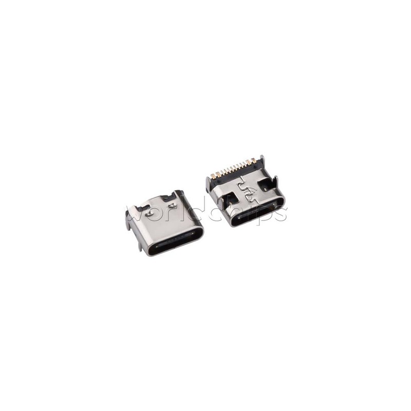 100PCS 10 Specifications TYPE-C Female Socket In-line Patch Socket USB-3.1 New gallery