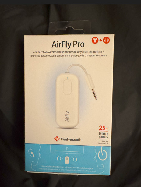 Twelve South AirFly Pro Bluetooth Wireless Audio Transmitter/Receiver(Brand-New)