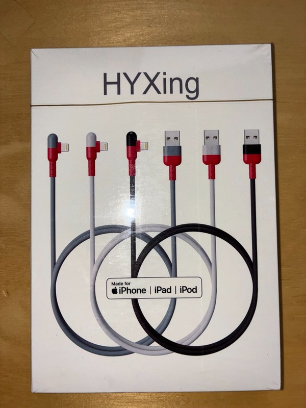 HYXING 3 Cables Black White And Gray New & Sealed