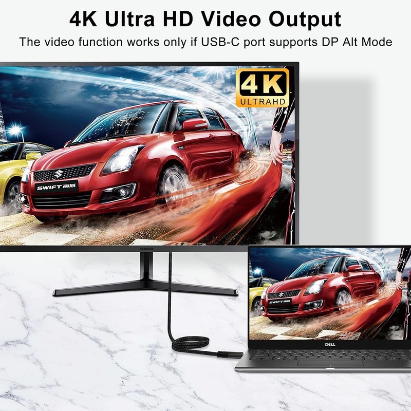 USB C to USB C 3.2 Gen 2 Cable 20Gbps Data Transfe gallery