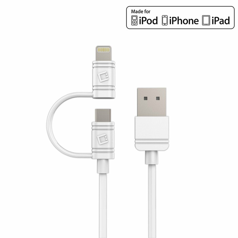 Micro USB & Lightning USB Data Sync & Charging Cable for Apple iPhone Samsung gallery