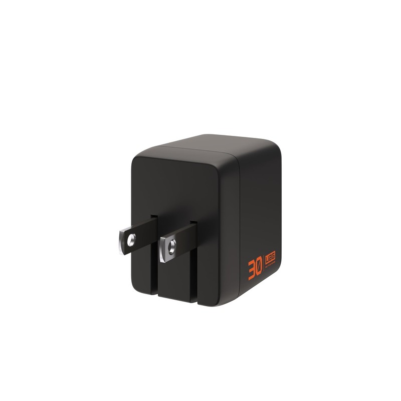 UAG SRG 30W GaN 2-Port Wall Charger - USB USB-C Foldable Fast Charging, Black gallery