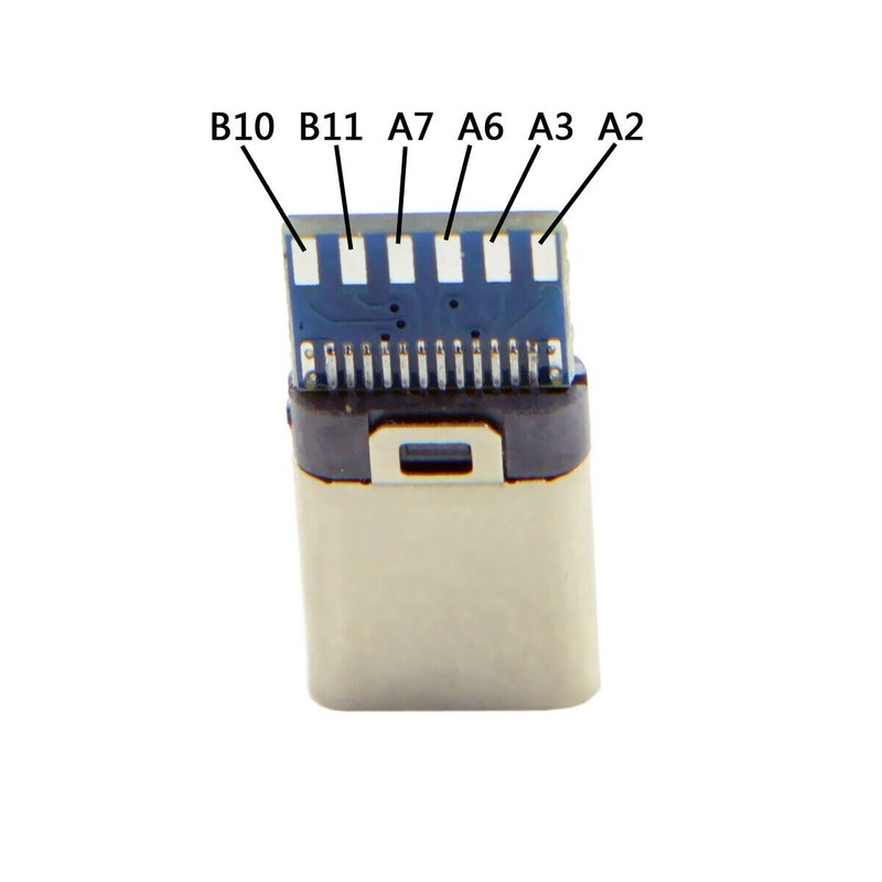 Chenyang 5set DIY 24pin USB 3.1 Type C Male Plug Connector SMT Type Solder gallery