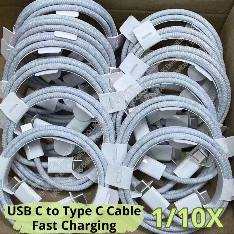 1-10PACK PD Type-C USB-C Fast Charger Data Cable Lot For iPhone 15/16 Pro Max 16