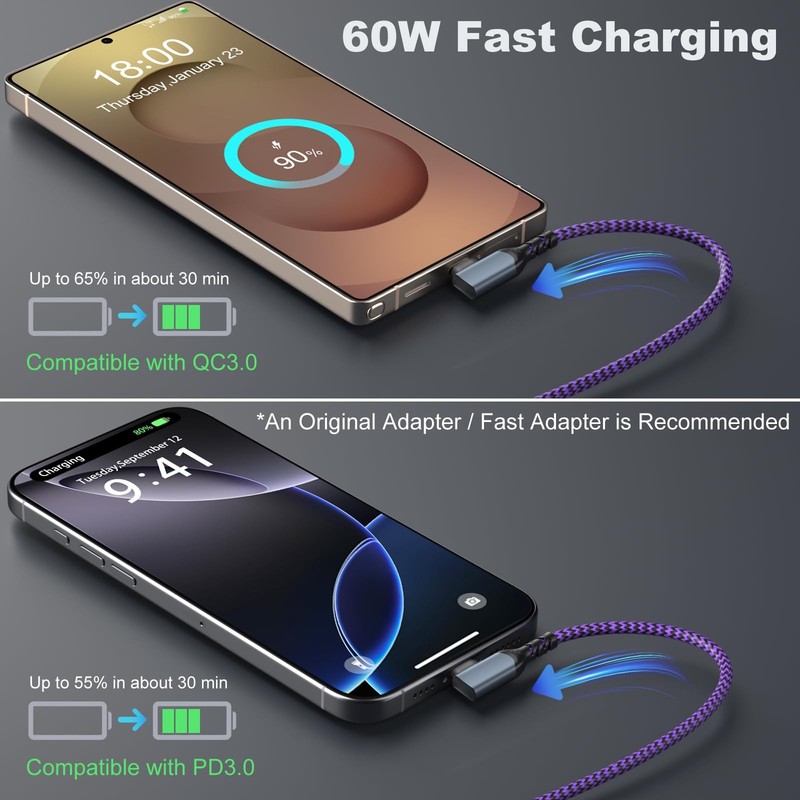 Tripp Lite Heavy Duty USB-A To USB C Male to Male Charging Sync Cable Android gallery