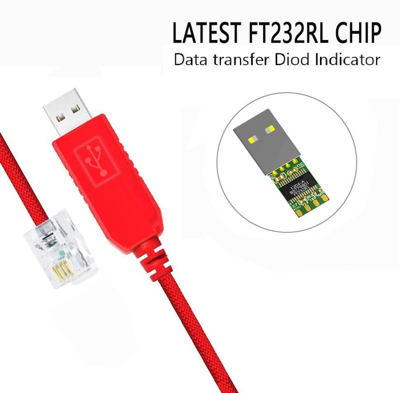 USB to RJ11 Cable for Skywatcher SynScan Computerized GOTO Hand Controller PC... gallery