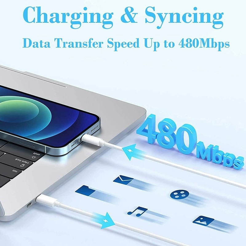 20W USB-C Fast Charger Lot For iPhone17 16 15 14 13 12 11 Pro Max X Type C Cable gallery