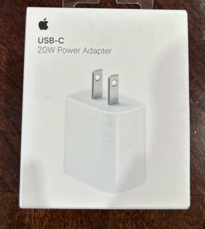 Genuine Apple – 20W USB-C Power Adapter MHJA3AM/A – FACTORY White Sealed