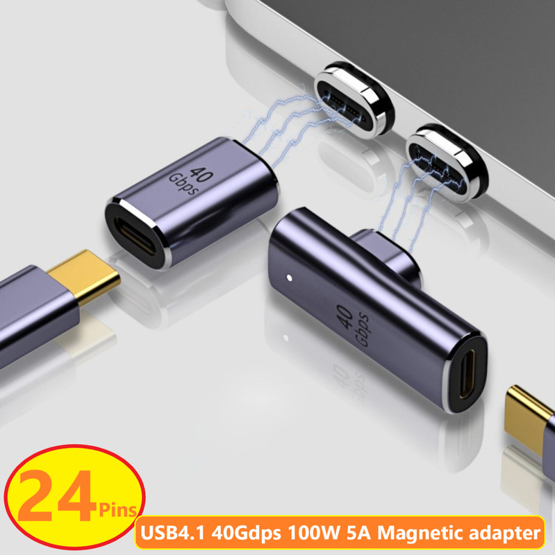 Magnetic 4.1 USB Type C Charging Converter Charger adapter Cable Video PD Power gallery