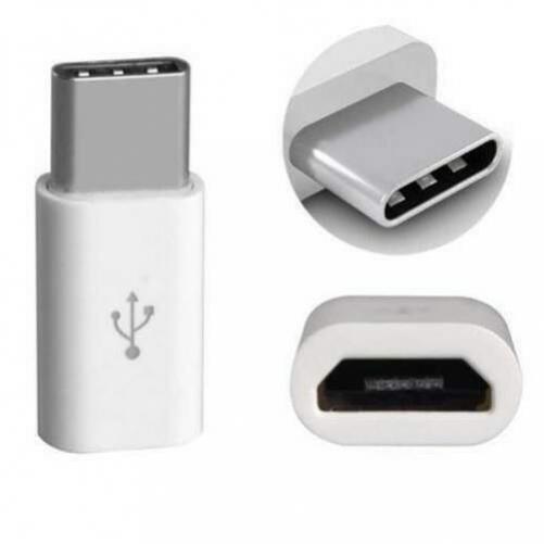 COILED USB CABLE CHARGER CORD MICRO-USB TO USB-C ADAPTER POWER WIRE for PHONES gallery