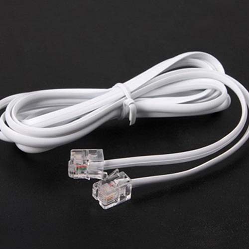 High Speed 3FT 1M RJ11 Telephone Phone ADSL Modem Line Cord Cable