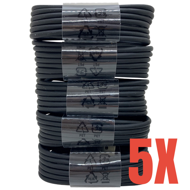 5Pack USB C Cable Lot Fast Charging Cord For Samsung Android Charger Type C Cord gallery