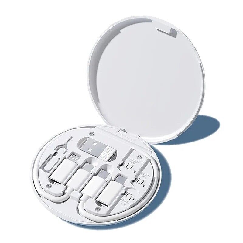 Multi USB Charging Adapter Cable Kit, USB C to L ighting Cable Box, Conversion. gallery