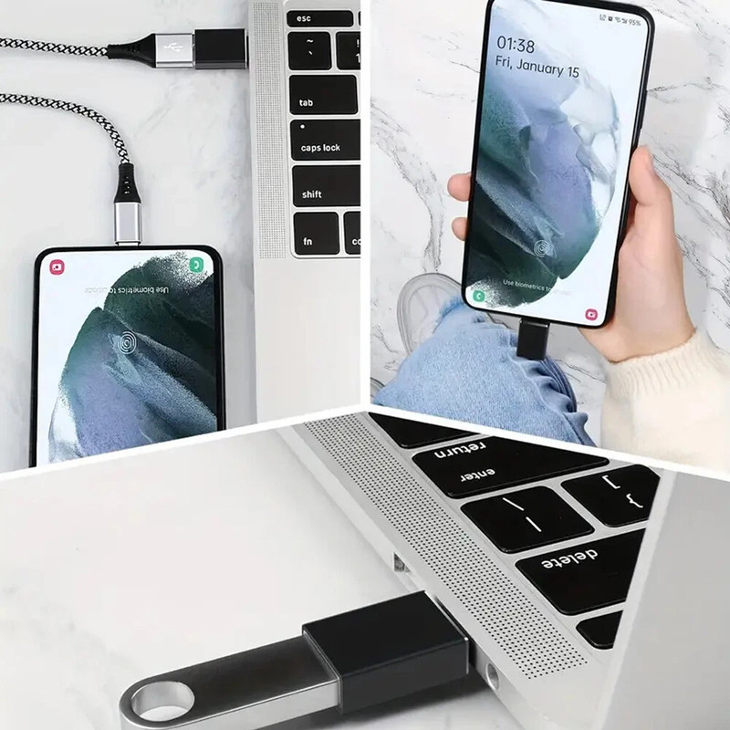 USB C Adapter, USB C to USB Adapter High-Speed Data Transfer Female to Thunderbo gallery