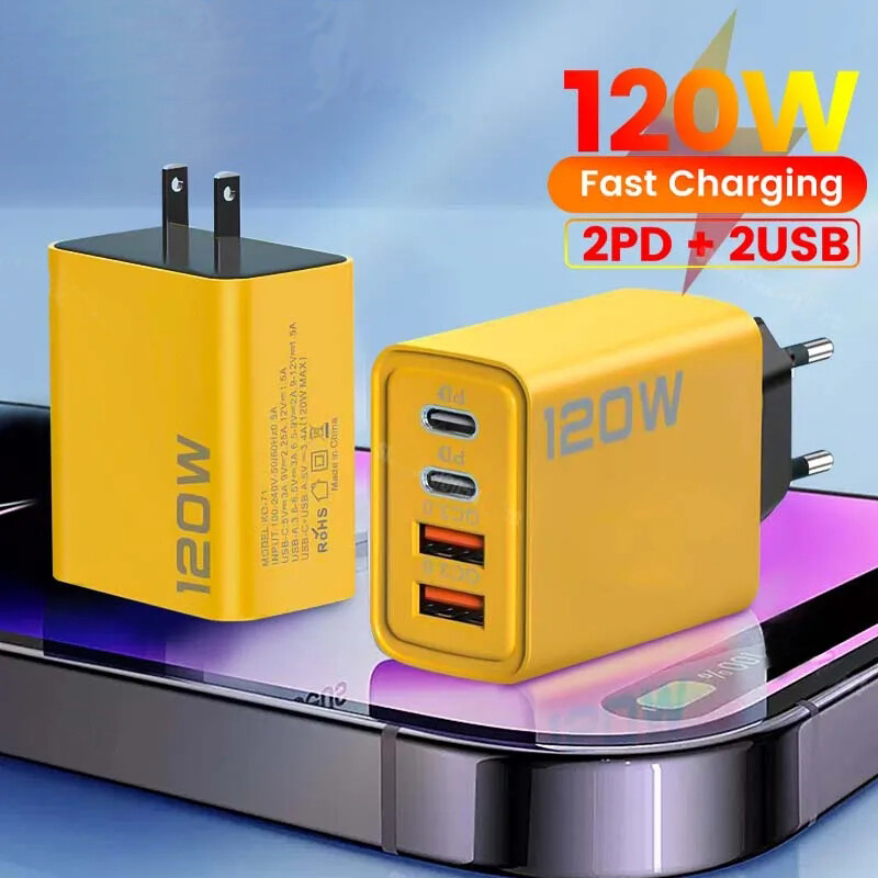 120W Super Fast Charging Charger Adapter For Samsung Galaxy A54 A52 A33 A12 A03s gallery