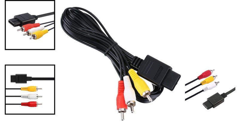 High Speed 1.8M USB Male to RCA Male AV Cable for Retro Consoles gallery