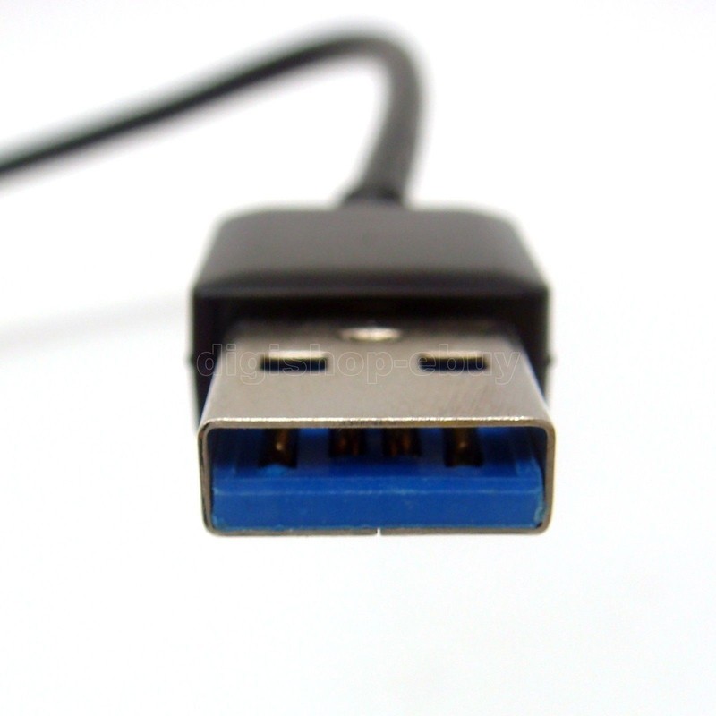USB 3.0 PC Data Cable for Seagate FreeAgent GoFlex Desk PN# 9ZQ2P5-500 Black gallery