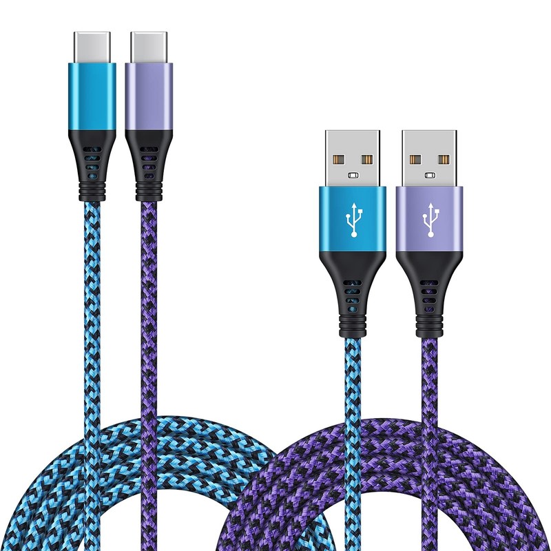 Type C Charger Fast Charging Android USB C Phone Charger Cord 2Pack 6ft for M…