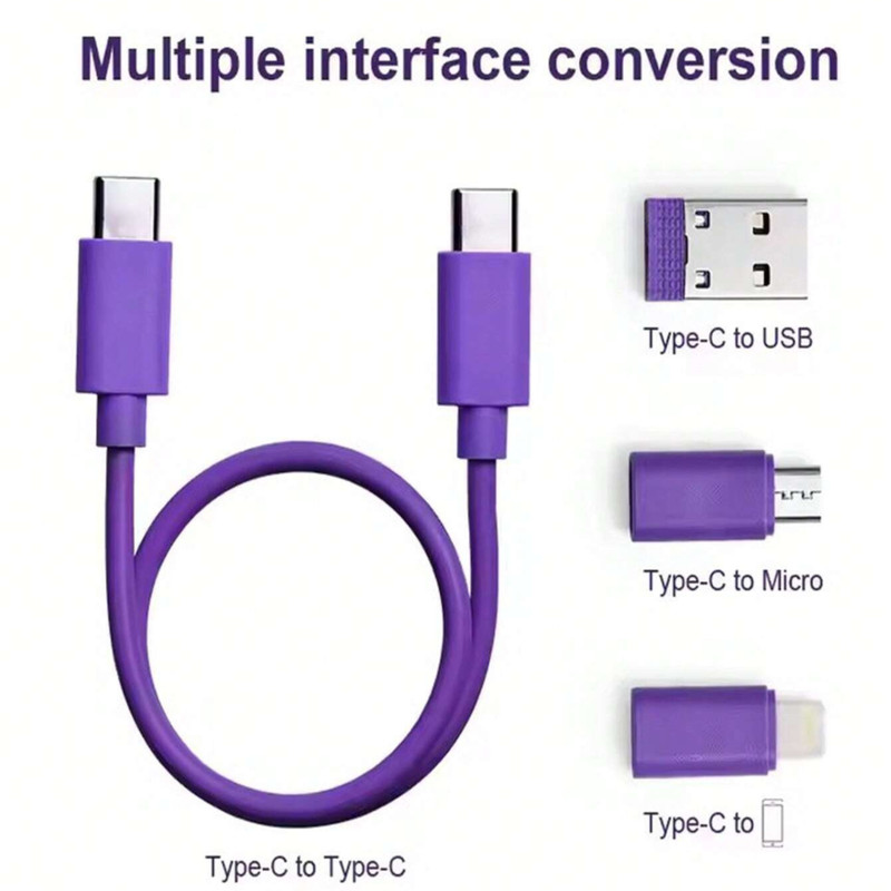 USB Adapter Kit with Universal Multi Charging Cables Holder Stand Storage Case gallery