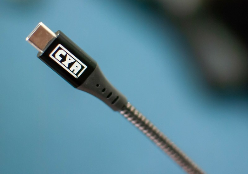 C&R | USB C to USB C Cable | Nylon Braided Fast Charge USB3.2Gen2 100W 20Gbps 4K gallery