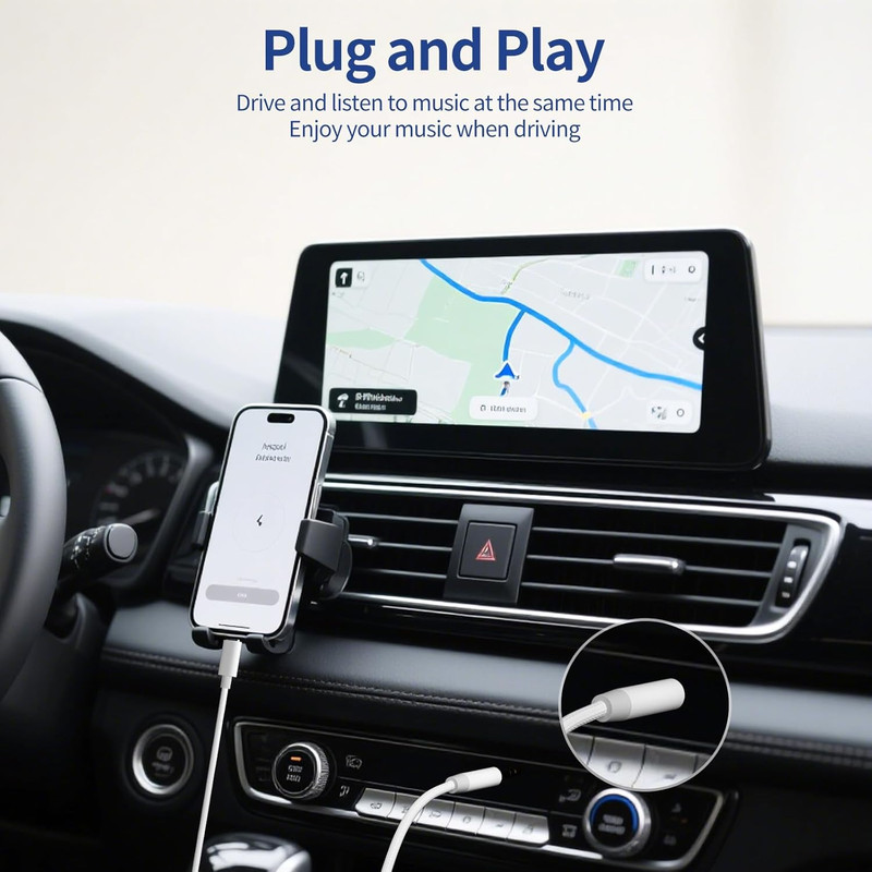 Aux to USB C, USB C to 3.5Mm Audio Aux Jack Cable (3.3Ft 2-Pack), Type C to 3.5M gallery