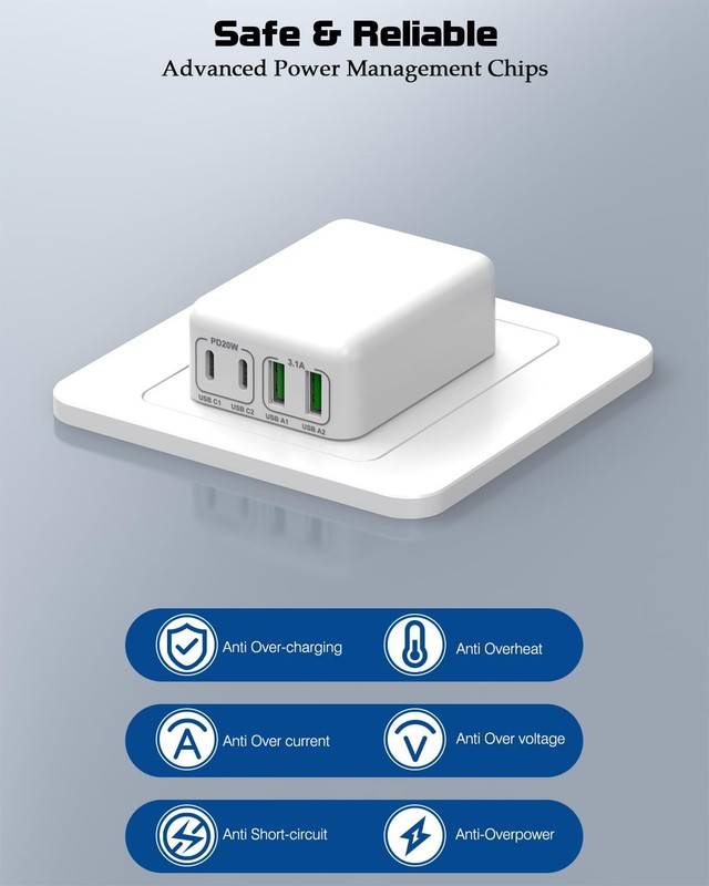 10Foot iPhone USBC Charging Cable,40W 2Pack Foldable 17/16e Fast Charger Bloc... gallery