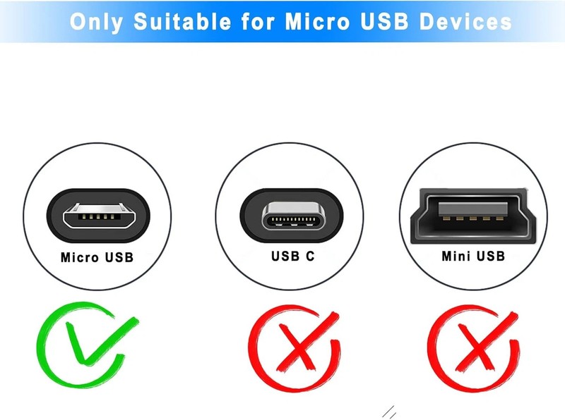 USB to Micro Cable 6Inch Right Angle Short Cord 90 micro 5p gallery
