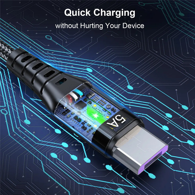 5A Micro USB Cable Fast Charging Mobile Phone Micro USB Wire Cord for Xiaomi And gallery