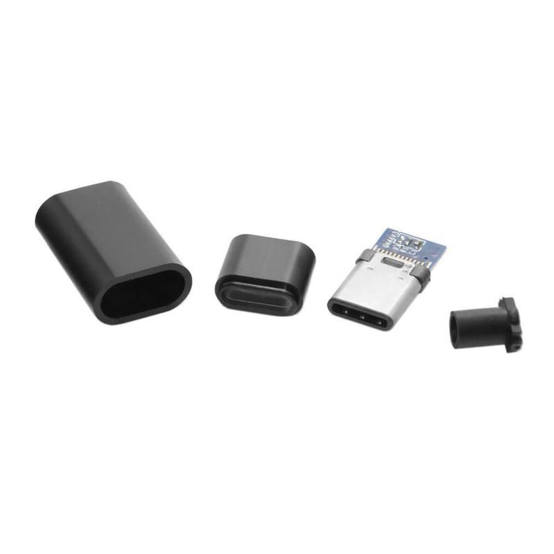 Chenyang 5set DIY 24pin USB 3.1 Type C Male Plug Connector SMT Type Solder gallery