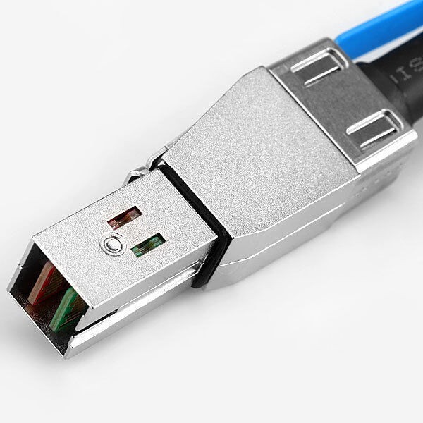 50cm External Mini SAS 4X SFF-8088 to Mini SAS High Density HD SFF-8644 Cable gallery
