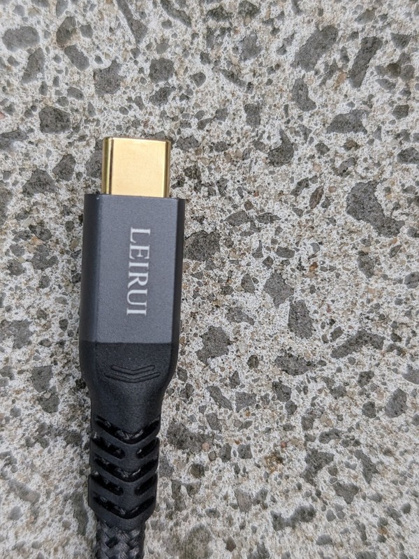 LEIRUI USB-C to USB-C Braided Cable 62 Inch 240W 20Gbps Fast Charge gallery