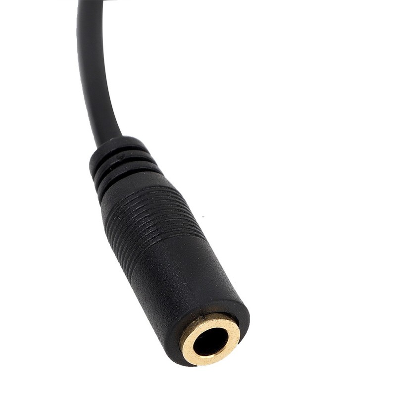 Mini USB To 3.5mm Three Pole Audio Jack Microphone Adapter Cable For gallery