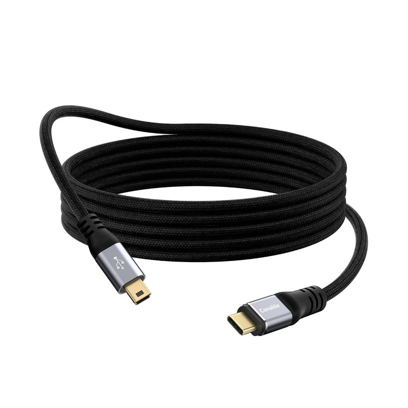 USB C to Mini USB Cable 6FT, Type C to Mini B Fast Charging Cord Compatible