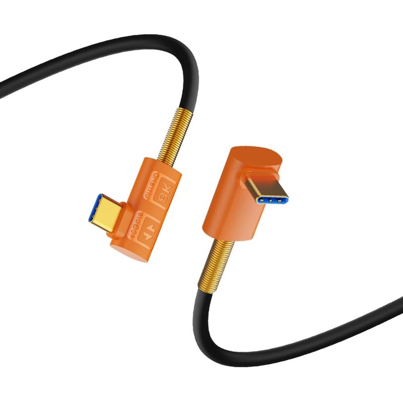 USB 4.0 Silicone Cable 2ft, 40Gbps Data, PD 240W Charging, 8K 6K60Hz 4K240Hz ...