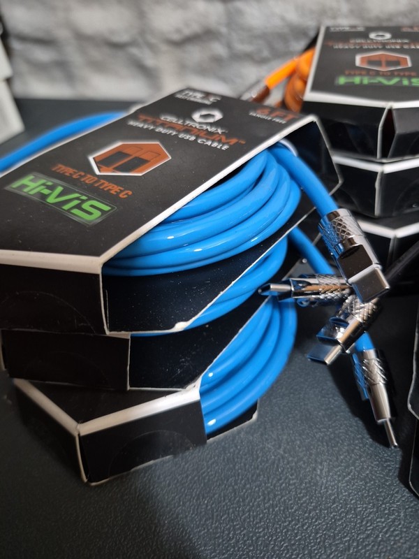(Lot Of 8) Celltronix Titanium 6 Ft Usb Cable Type-C To Type-C gallery