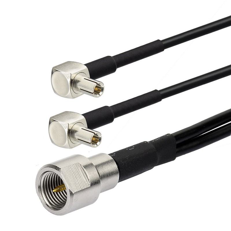Antenna Adapter Cable Dual plug TS9 to FME 50cm for HUAWEI B618s-22d B618 WiFi gallery