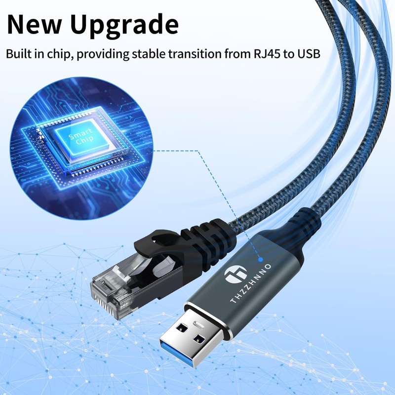USB To Ethernet Cable 15FT USB 3.0 A To RJ45 Male Gigabit LAN Network Cord gallery